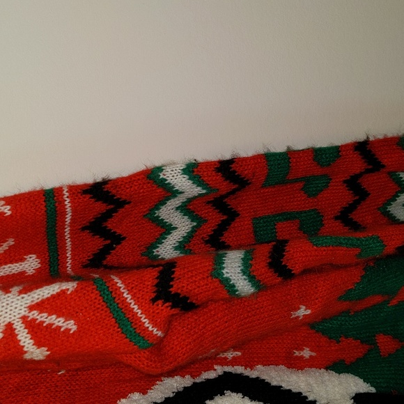 Party Sweater Size L Baa Humbug Singing Sheep Christmas Holiday Sweater As Is - Picture 4 of 8